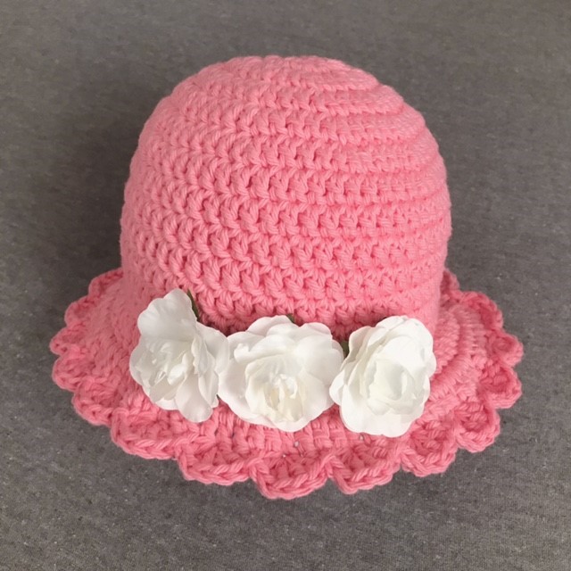 Bernat Crochet Baby Bucket Hat Pattern