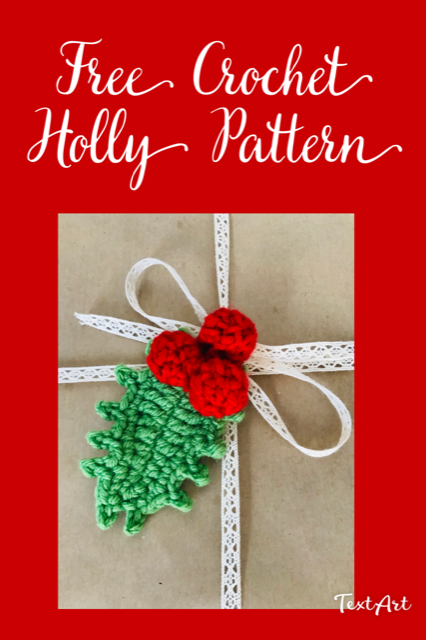 Free Holly and Berries Crochet Pattern